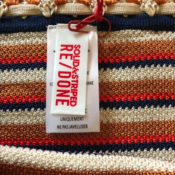 Re/done Woodstock crochet string bikini bottom - Picture 4 of 6